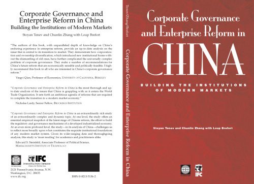 خرید و دانلود نسخه کامل کتاب Corporate Governance and Enterprise Reform in China: Building the Institutions of Modern Ma