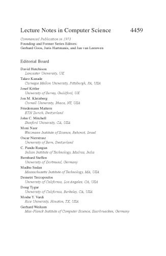 خرید و دانلود نسخه کامل کتاب Advances in Grid and Pervasive Computing: Second International Conference  GPC 2007  Paris