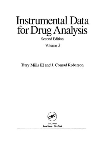 خرید و دانلود نسخه کامل کتاب Instrumental Data for Drug Analysis فایل مجازی و دانلودی