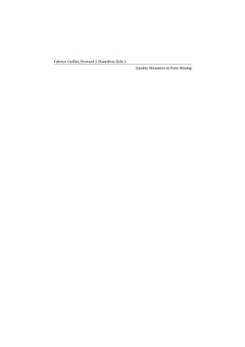 خرید و دانلود نسخه کامل کتاب Quality Measures in Data Mining فایل مجازی و دانلودی
