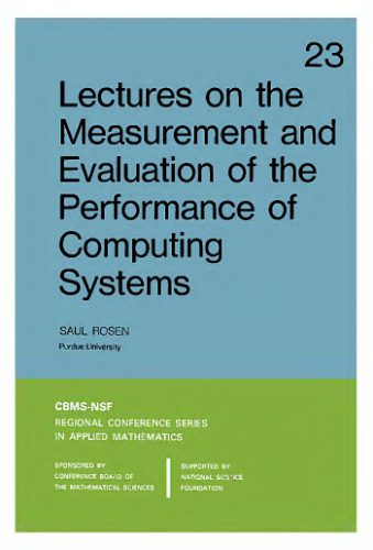 خرید و دانلود نسخه کامل کتاب Lectures on the Measurement and Evaluation of the Performance of Computing Systems فایل مجا
