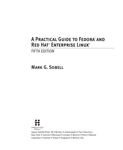 خرید و دانلود نسخه کامل کتاب Practical Guide to Fedora and Red Hat Enterprise Linux  A (5th Edition) فایل مجازی و دانلود