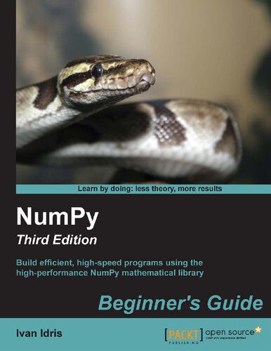 خرید و دانلود نسخه کامل کتاب Numpy Beginner s Guide فایل مجازی و دانلودی