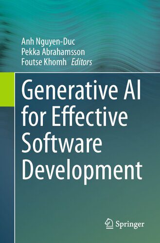 خرید و دانلود نسخه کامل کتاب Generative AI for Effective Software Development فایل مجازی و دانلودی