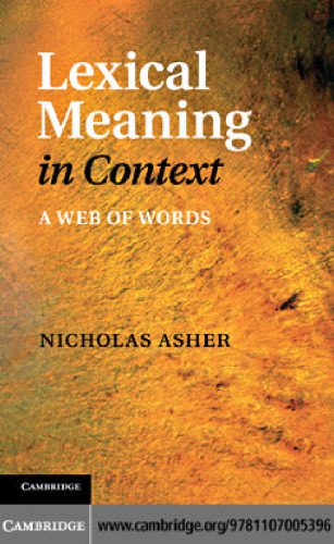 خرید و دانلود نسخه کامل کتاب Lexical Meaning in Context: A Web of Words فایل مجازی و دانلودی