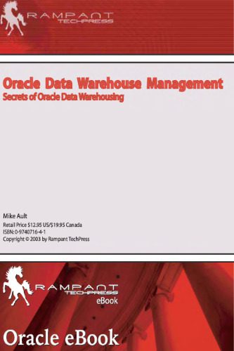 خرید و دانلود نسخه کامل کتاب Oracle Data Warehouse Management فایل مجازی و دانلودی