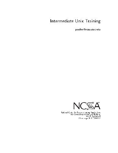 خرید و دانلود نسخه کامل کتاب Intermediate Unix Training فایل مجازی و دانلودی