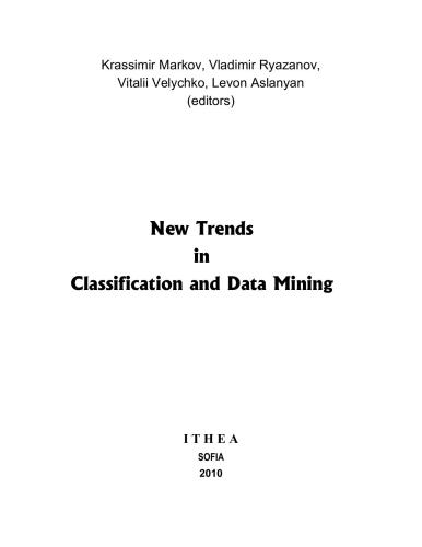 خرید و دانلود نسخه کامل کتاب New Trends in Classification and Data Mining فایل مجازی و دانلودی