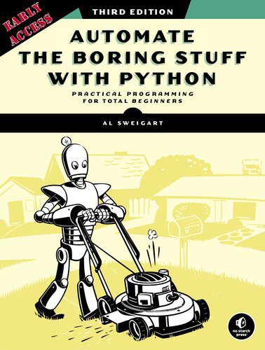 خرید و دانلود نسخه کامل کتاب Automate the Boring Stuff with Python  3rd Edition (Early Access) فایل مجازی و دانلودی