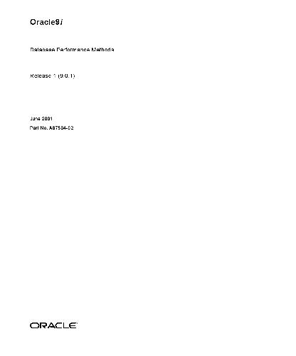 خرید و دانلود نسخه کامل کتاب Oracle 9i. Database Performance Methods فایل مجازی و دانلودی
