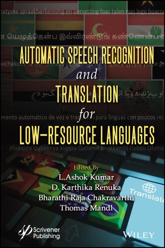 خرید و دانلود نسخه کامل کتاب Automatic Speech Recognition and Translation for Low Resource Languages فایل مجازی و دانلود