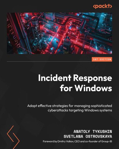خرید و دانلود نسخه کامل کتاب Incident Response for Windows فایل مجازی و دانلودی