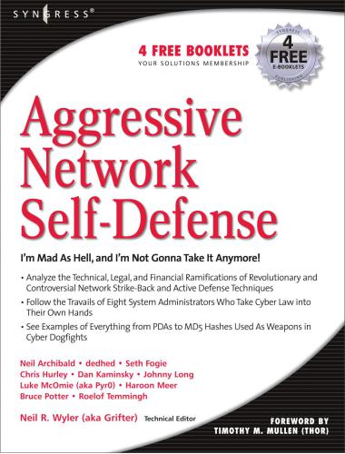 خرید و دانلود نسخه کامل کتاب Aggressive Network Self-Defense فایل مجازی و دانلودی