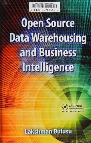 خرید و دانلود نسخه کامل کتاب Open Source Data Warehousing and Business Intelligence فایل مجازی و دانلودی