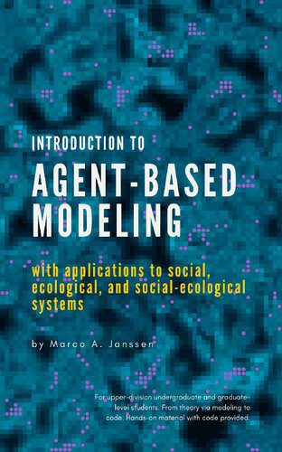 خرید و دانلود نسخه کامل کتاب Introduction to agent-based modeling: with applications to social ecological  and social-ec
