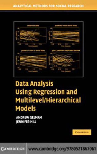 خرید و دانلود نسخه کامل کتاب Data Analysis Using Regression and Multilevel/Hierarchical Models فایل مجازی و دانلودی