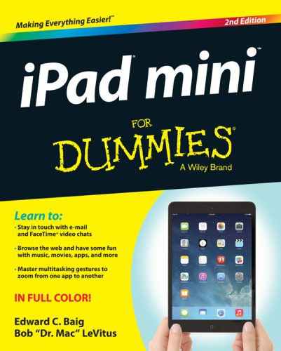 خرید و دانلود نسخه کامل کتاب iPad mini For Dummies فایل مجازی و دانلودی