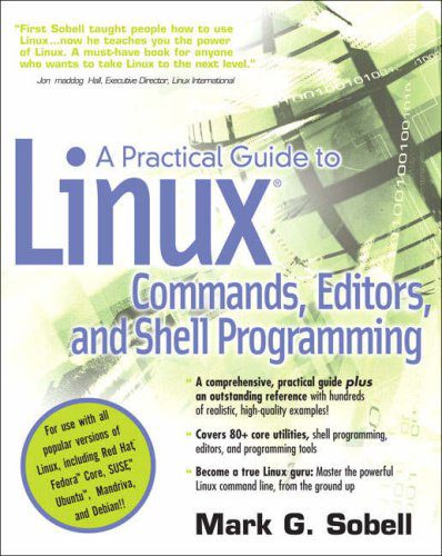 خرید و دانلود نسخه کامل کتاب A Practical Guide to Linux (R) Commands  Editors  and Shell Programming فایل مجازی و دانلود