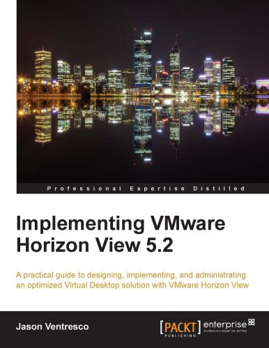 خرید و دانلود نسخه کامل کتاب Implementing VMware Horizon View 5.2 فایل مجازی و دانلودی