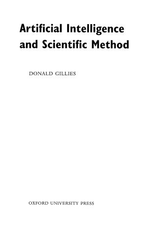 خرید و دانلود نسخه کامل کتاب Artificial Intelligence and Scientific Method فایل مجازی و دانلودی