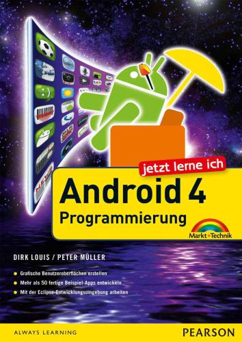 خرید و دانلود نسخه کامل کتاب Jetzt lerne ich Android 4-Programmierung: Der schnelle Einstieg in die App-Entwicklung für