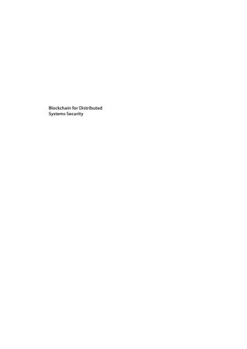 خرید و دانلود نسخه کامل کتاب Blockchain for Distributed Systems Security فایل مجازی و دانلودی