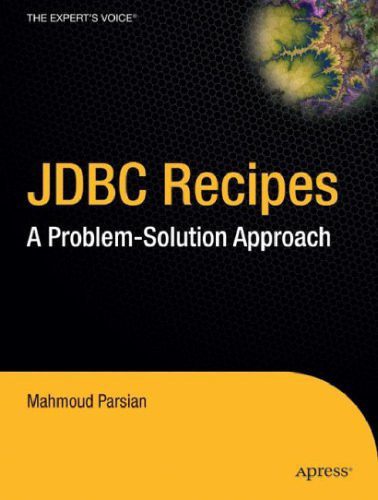 خرید و دانلود نسخه کامل کتاب JDBC Recipes: A Problem-Solution Approach فایل مجازی و دانلودی