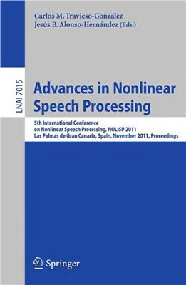 خرید و دانلود نسخه کامل کتاب Nonlinear Analyses and Algorithms for Speech Processing فایل مجازی و دانلودی