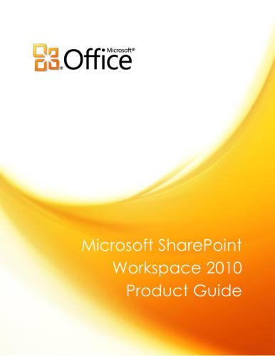 خرید و دانلود نسخه کامل کتاب Microsoft Corp. Microsoft SharePoint Workspace 2010 Product Guide فایل مجازی و دانلودی