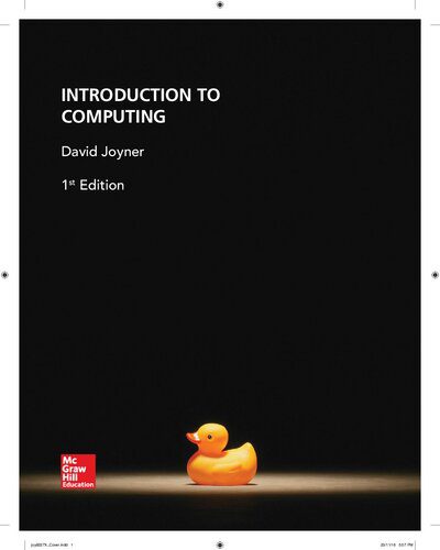خرید و دانلود نسخه کامل کتاب Introduction to Computing فایل مجازی و دانلودی