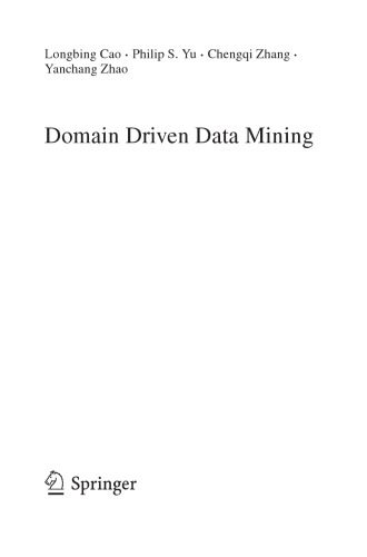 خرید و دانلود نسخه کامل کتاب Domain Driven Data Mining فایل مجازی و دانلودی
