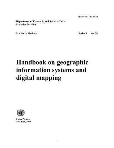 خرید و دانلود نسخه کامل کتاب Handbook on geographic information systems and digital mapping فایل مجازی و دانلودی