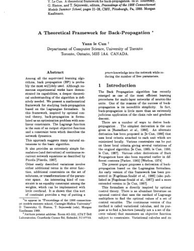 خرید و دانلود نسخه کامل کتاب A theoretical framework for Back-Propagation فایل مجازی و دانلودی