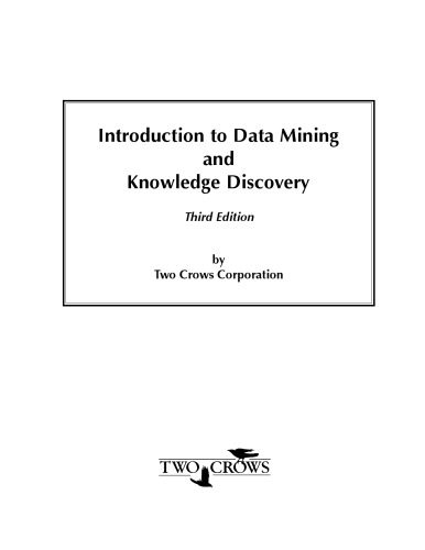 خرید و دانلود نسخه کامل کتاب Introduction to data mining and knowledge discovery فایل مجازی و دانلودی
