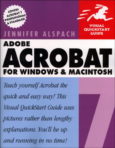 خرید و دانلود نسخه کامل کتاب Adobe Acrobat 7 for Windows & Macintosh فایل مجازی و دانلودی
