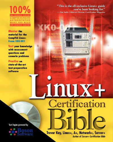 خرید و دانلود نسخه کامل کتاب Linux+ Certification Bible (With CD-ROM) فایل مجازی و دانلودی