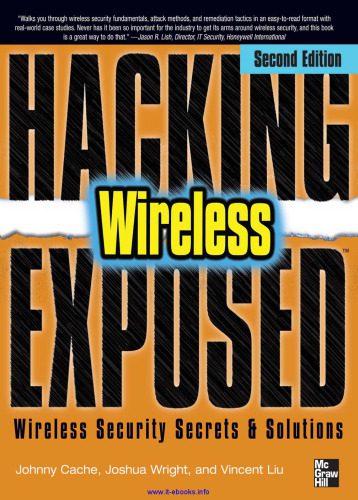 خرید و دانلود نسخه کامل کتاب Hacking Exposed Wireless  2nd Edition: Wireless Security Secrets and Solutions فایل مجازی و