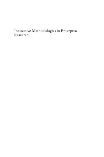 خرید و دانلود نسخه کامل کتاب Innovative Methodologies in Enterprise Research فایل مجازی و دانلودی