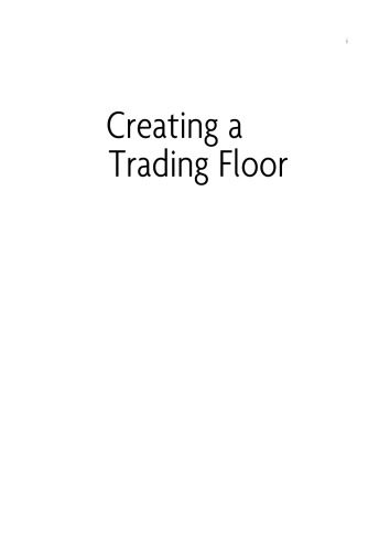 خرید و دانلود نسخه کامل کتاب Creating a Trading Floor: The Project Manager s Guide to the Design  Construction and Launc