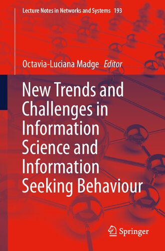 خرید و دانلود نسخه کامل کتاب New Trends and Challenges in Information Science and Information Seeking Behaviour فایل مجا