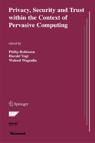 خرید و دانلود نسخه کامل کتاب Privacy  Security and Trust within the Context of Pervasive Computing فایل مجازی و دانلودی