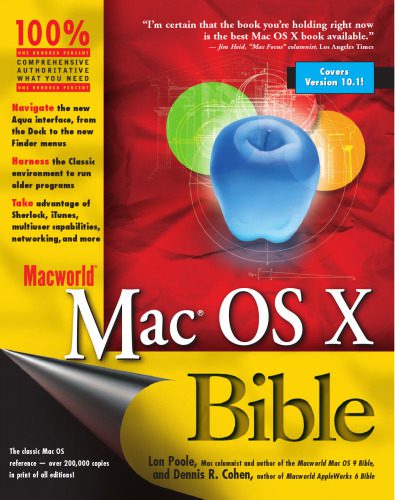 خرید و دانلود نسخه کامل کتاب Macworld Mac OS X Bible فایل مجازی و دانلودی