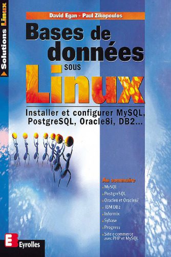 خرید و دانلود نسخه کامل کتاب Base de données sous Linux فایل مجازی و دانلودی