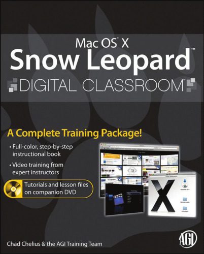 خرید و دانلود نسخه کامل کتاب Mac OS X Snow Leopard Digital Classroom فایل مجازی و دانلودی