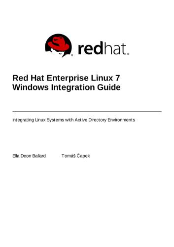 خرید و دانلود نسخه کامل کتاب Red Hat Enterprise Linux 7 Windows Integration Guide فایل مجازی و دانلودی