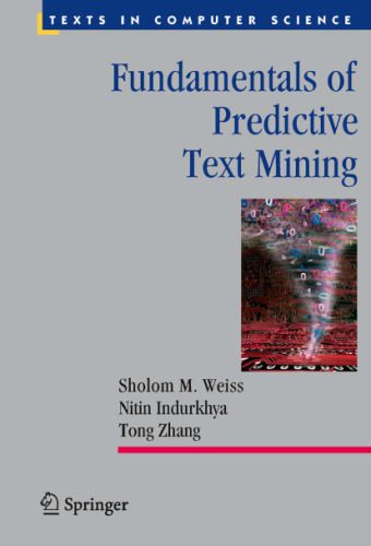 خرید و دانلود نسخه کامل کتاب Fundamentals of Predictive Text Mining فایل مجازی و دانلودی