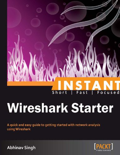 خرید و دانلود نسخه کامل کتاب Instant Wireshark Starter فایل مجازی و دانلودی