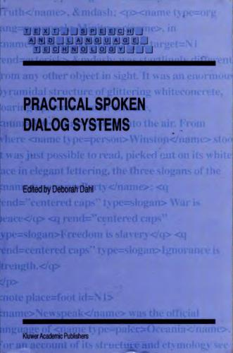 خرید و دانلود نسخه کامل کتاب Practical Spoken Dialog Systems فایل مجازی و دانلودی