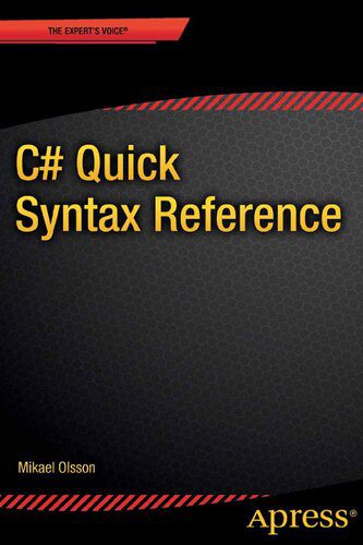خرید و دانلود نسخه کامل کتاب C# Quick Syntax Reference فایل مجازی و دانلودی