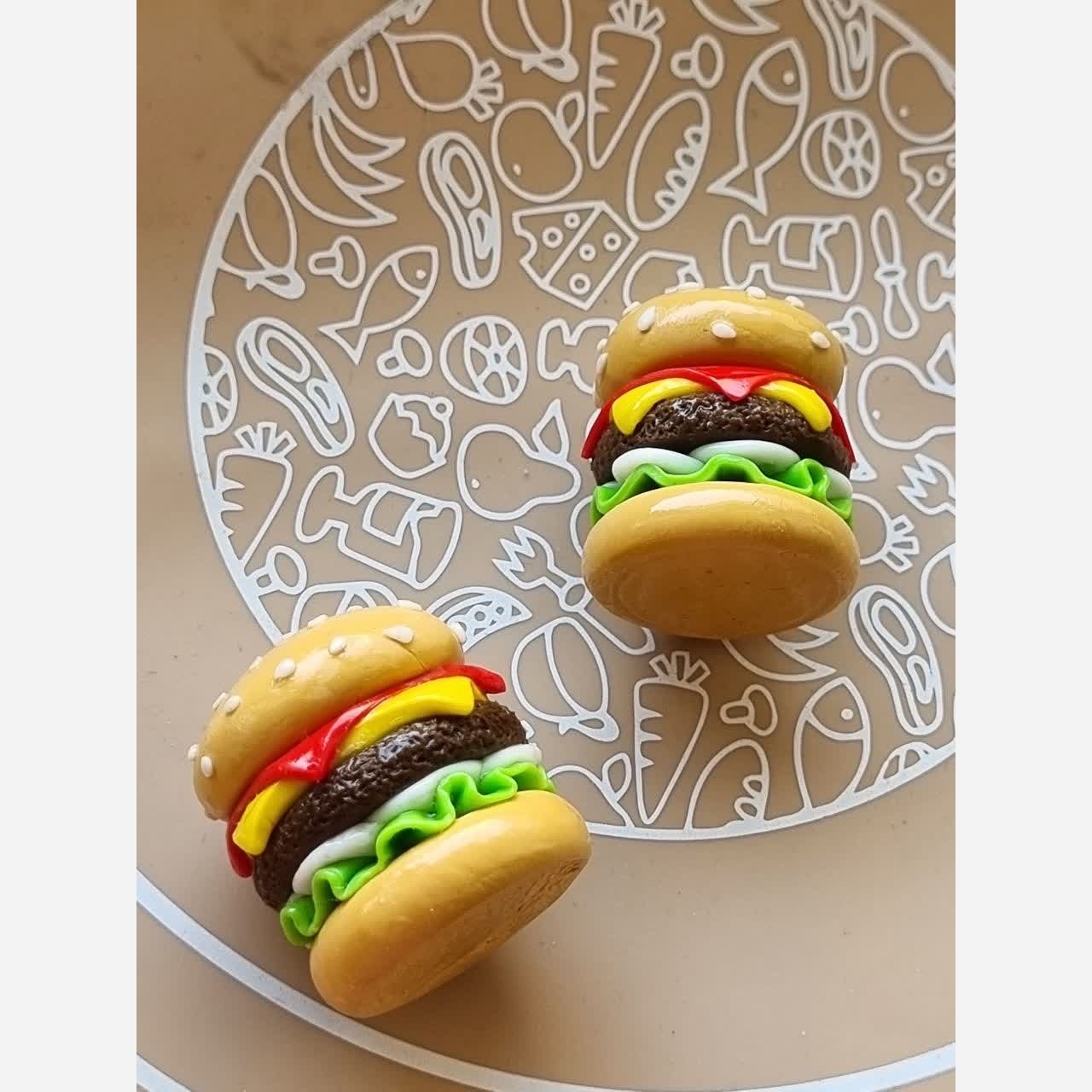 مگنت طرح همبرگر